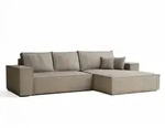 Maison de Reve Ecksofa, Beige, Kunststoff, 5-Sitzer, F&uuml;llung: Schaumstoff,