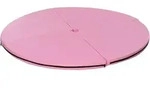 Homcom Tanzstangenmatte,, Rosa, Kunststoff, 150x150 cm, wasserabweisend,...