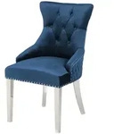 riess-ambiente Stuhl, Blau, Metall, 53x94x63 cm, Esszimmer, St&uuml;hle,