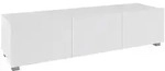 Lomado Lowboard, Wei&szlig;, Holzwerkstoff, 150x37x43 cm, Wohnzimmer, Wohnw&auml;nde,