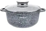 Klausberg Topf, Grau, Glas, Kochen, T&ouml;pfe, Kocht&ouml;pfe