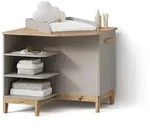 Livinity&reg; Wickelkommode, Kaschmir, Eiche Artisan, Holzwerkstoff, 4 Schubladen,