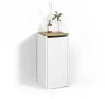 Livinity&reg; Badschrank, Wei&szlig;, Eiche Artisan, Holzwerkstoff, Rechteckig,
