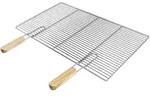 ECD-Germany Grillrost, Silber, Metall, Rechteckig, 40x67 cm, Grills &