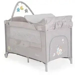 Moni Babyreisebett, Grau, Metall, 60x120 cm, Babym&ouml;bel, Babybetten, Reisebetten