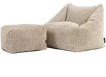 icon Kindersitzsack, Beige, Textil, 100 L, Quadratisch, 55x44x55 cm,...