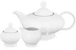 Seltmann Weiden Teekannen-Set, Wei&szlig;, Keramik, Kaffee & Tee, Kannen, Teekannen