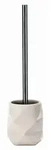 Kleine Wolke Wc-B&uuml;rstengarnitur Crackle, Creme, Kunststoff, 10.6x39 cm, B&uuml;rstenkopf