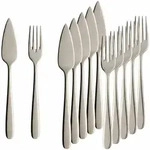 Villeroy & Boch Fischbesteck, Silber, Metall, Essen & Trinken, Besteck, Besteck-Sets