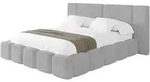 Altdecor Polsterbett, Hellgrau, Textil, 140x200 cm, Schlafzimmer, Betten,
