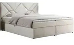 Boxbett, Beige, Textil, 2-Sitzer, H4, 7-Zonen, Rechteckig, 180x200 cm,...