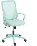 Beliani B&uuml;rostuhl, Mintgr&uuml;n, Textil, 60x98x60 cm, Arbeitszimmer, B&uuml;rost&uuml;hle,