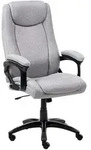 Beliani Chefsessel, Grau, Textil, 70x119x70 cm, Arbeitszimmer, B&uuml;rost&uuml;hle,