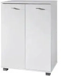Kadima Design Schuhschrank, Wei&szlig;, Kunststoff, Rechteckig, 60x90x35 cm, Garderobe,