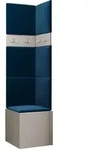 Mirjan24 Garderoben-Set, Kaschmir, Blau, Kunststoff, 42x186x46 cm, Garderobe,