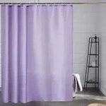 Duschvorhang, Flieder, Textil, 200x200 cm, Badtextilien, Duschvorh&auml;nge