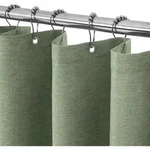 Duschvorhang, Gr&uuml;n, Textil, 92x182 cm, Badtextilien, Duschvorh&auml;nge