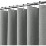 Duschvorhang, Grau, Textil, 275x182 cm, Badtextilien, Duschvorh&auml;nge