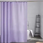 Duschvorhang, Flieder, Textil, 180x210 cm, Badtextilien, Duschvorh&auml;nge