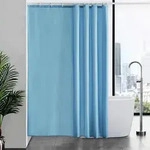 Duschvorhang, Hellblau, Textil, 180x210 cm, Badtextilien, Duschvorh&auml;nge