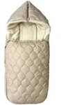 Kaiserbaby Kinderwagen-Fusssack, Beige, Textil, 44x7x95 cm, unisex, Baby on Tour,