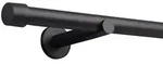 Deco-Raum Gardinenstange, Schwarz, Metall, 380 cm, Wohntextilien, Gardinen &