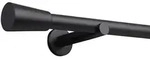 Deco-Raum Gardinenstange, Schwarz, Metall, 70 cm, Wohntextilien, Gardinen &