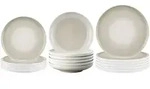 Seltmann Weiden Teller-Set, Creme, Keramik, 18-teilig, Rund, 2x2x2 cm, Essen &