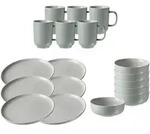 Ritzenhoff Breker Fr&uuml;hst&uuml;cksservice, Mintgr&uuml;n, Keramik, 18-teilig, 2x2x2 cm, Essen