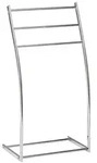 Beliani Handtuchst&auml;nder, Silber, Metall, 44x86x28 cm, Badaccessoires,