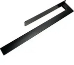 Handtuchhalter, Schwarz, Metall, 4x38.7x9.3 cm, Badaccessoires,...