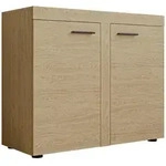 Mirjan24 Kommode, Eiche, Holzwerkstoff, Rechteckig,Rechteckig, 97x82x40 cm,