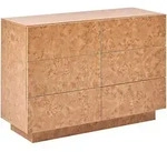Beliani Kommode, Braun, Holzwerkstoff, 110x75x40 cm, Wohnzimmer, Kommoden &