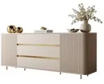 Lookway Kommode, Beige, Holzwerkstoff, 180x73x40 cm, Wohnzimmer, Kommoden &