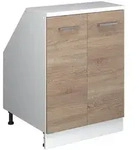 Vicco Dachschr&auml;genschrank, Sonoma Eiche, Wei&szlig;, Holzwerkstoff, 1 F&auml;cher,