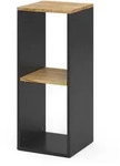 Vicco B&uuml;cherregal, Anthrazit, Honigeiche, Holzwerkstoff, 2 F&auml;cher, Rechteckig,