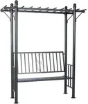CLP Rosenbogen, Anthrazit, Metall, 186x221x66 cm, Gartenzubeh&ouml;r, Gartendeko