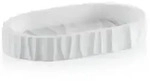 Kela Seifenschale Merida, Wei&szlig;, Kunststoff, 9x2.5x15 cm, Badaccessoires,