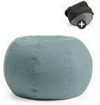 Mokebo Outdoor, Blau, Textil, 60x40x60 cm, Wohnzimmer, Hocker, Poufs