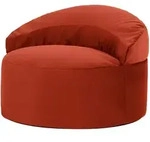 icon Sitzsack, Terracotta, Textil, 300 L, 1-Sitzer, Rund, 86x61x86 cm,...