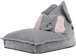 icon Kindersitzsack, Grau, Textil, Tiere, 170 L, 1-Sitzer, L-Form, 72x66x102 cm,