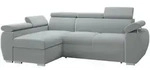 Mirjan24 Ecksofa, Blaugrau, Textil, Kiefer, L-Form, 255x170 cm, Wohnzimmer,...