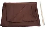 Proregal Schirmh&uuml;lle, Braun, Textil, 60x265x60 cm, Sonnenschutz & Sichtschutz,