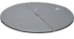 Homcom Tanzstangenmatte,, Hellgrau, Kunststoff, 150x150 cm, pflegeleicht,...