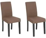 Beliani Esszimmerstuhl, Braun, Holz, 1-Sitzer, 44x92x45 cm, Esszimmer, St&uuml;hle,