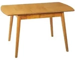 Beliani Esstisch, Hellbraun, Holzwerkstoff, 4-Sitzer, Rechteckig, 130x75x80 cm,