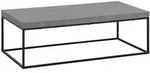 Kadima Design Couchtisch, Grau, Metall, Rechteckig,Rechteckig, Stativgestell,