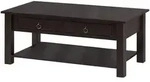 Mid.you Couchtisch Ines, Braun, Holz, Kiefer, rechteckig, eckig, 45x60x110 cm,