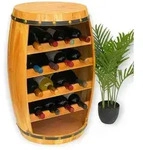 DanDiBo Weinregal, Braun, Holz, 48x70x48 cm, Wohnzimmer, Regale, Weinregale