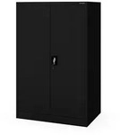 Jan Nowak B&uuml;roschrank, Schwarz, Metall, 90x140x60 cm, Arbeitszimmer,...